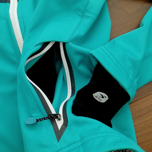 NWOT teal Sugoi Firewall 180 athletic jacket - Picture 3 of 6